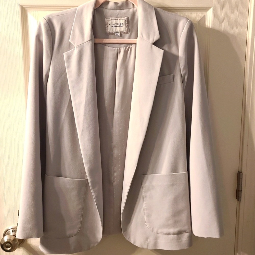 H&M light grey blazer